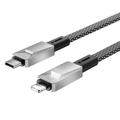Wiwu Wi-C077 Cyberlink Series Type-C to Lightning Fast Charging Data and Charging Cable 27W 1M - Wiwu