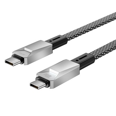 Wiwu Wi-C078 Cyberlink Series Type-C to Type-C PD Fast Charging Data and Charging Cable 100W 1M - 1