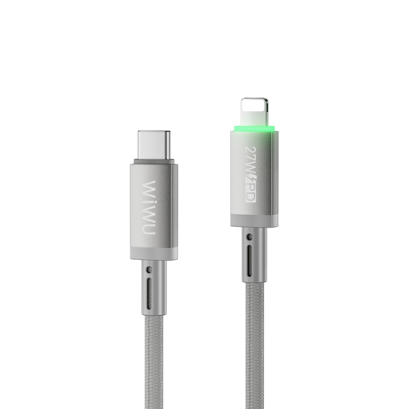 Wiwu Wi-C082 Maglink Serisi LED Göstergeli USB-A to Type-C Hızlı Şarj Özellikli Data ve Şarj Kablosu 60W 1M - 5