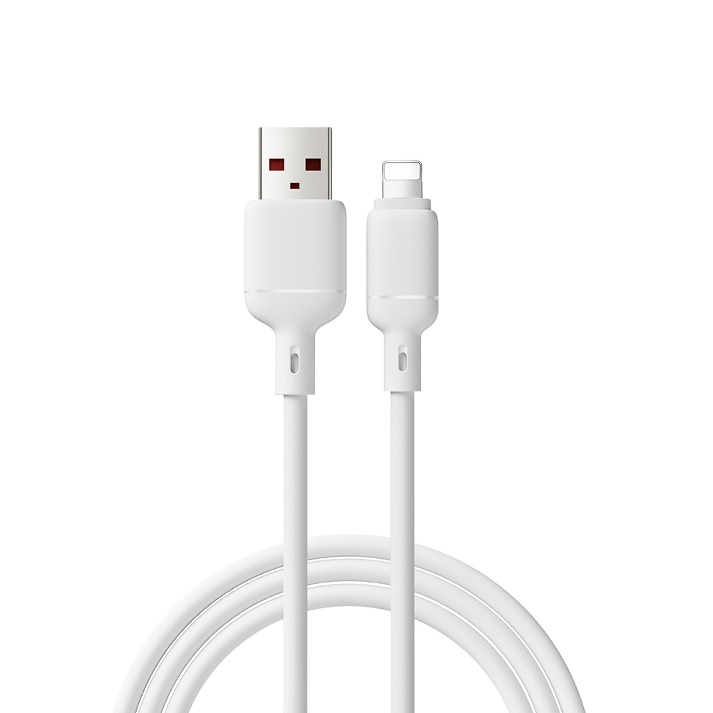 Wiwu Wi-C087 Stellar Serisi USB-A to Lightning Hızlı Şarj Özellikli Data ve Şarj Kablosu 1M - Beyaz