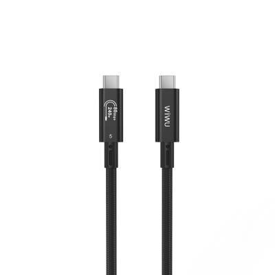 Wiwu Wi-C102 Type-C to Type-C Thunderbolt 5 Cable 16K Ultra HD 240W 180cm - Wiwu