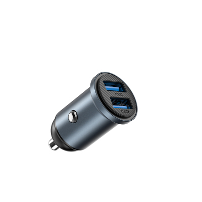 Wiwu Wi-CC031 Nano Lite Series Dual USB-A Fast Charging Car Charger PD 12W - Wiwu