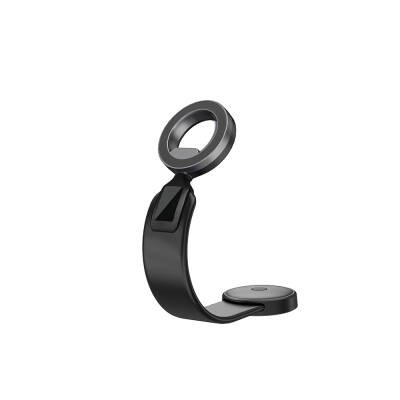 Wiwu Wi-CH053 Mago Serisi Magnetik M-safe Uyumlu Bükülebilen Eğimi ve Düz Zemin Araç Telefon Tutacağı - 9