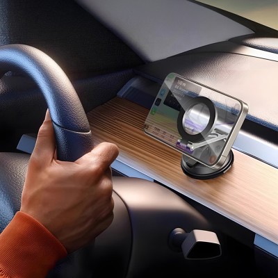 Wiwu Wi-CH055 360 Derece Dönebilen Magnetik Stand Araç Telefon Tutucu - 11