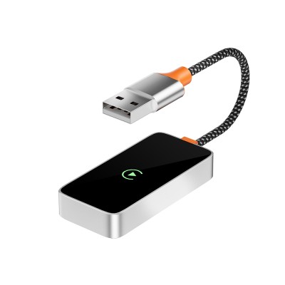 Wiwu Wi-CP002 CarPlay Digital LED Display Wireless Audio Receiver USB Input Bluetooth Adapter - 5