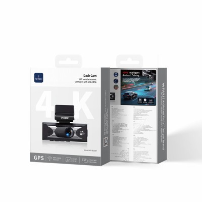 Wiwu Wi-DC201 4K Ultra HD Smart Front and Rear Car Camera with Wifi - 5