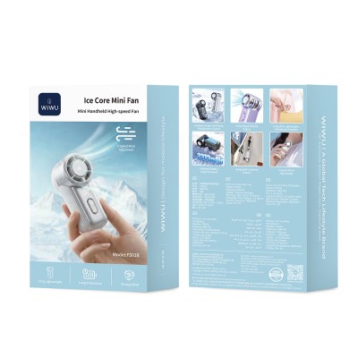 Wiwu Wi-FS018 Ice Core Mini Series Portable Handheld Cooling Fan with Digital LED Display - 8
