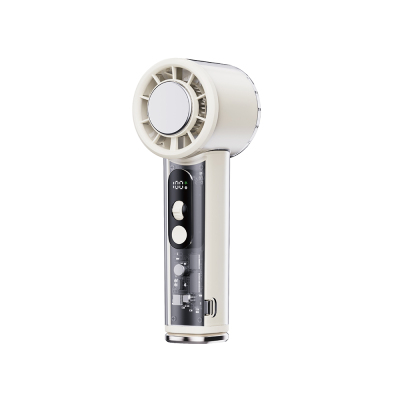Wiwu Wi-FS019 Ice Engine Turbo Fan Series Portable Hand Cooler Fan with Digital LED Display and Transparent Design - Wiwu