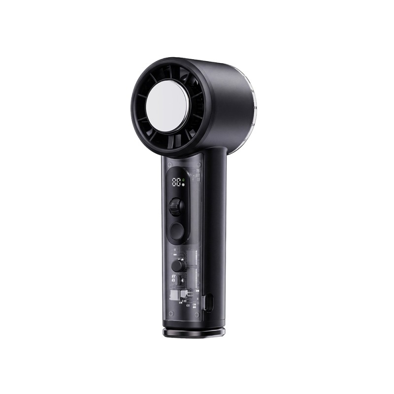 Wiwu Wi-FS019 Ice Engine Turbo Fan Serisi Dijital LED Göstergeli Şeffaf Tasarım Portatif Soğutucu El Fanı - 2