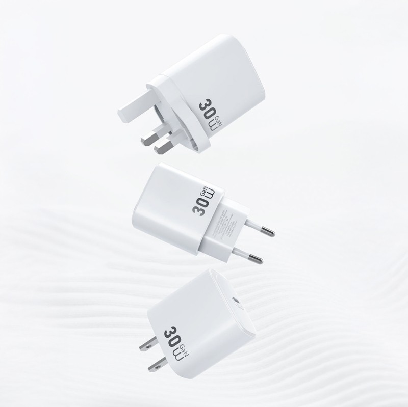 Wiwu Wi-G008 Essen Series GaN Tech PD Fast Charging Charging Head 30W - 8