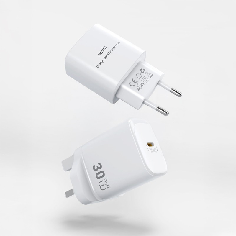 Wiwu Wi-G008 Essen Series GaN Tech PD Fast Charging Charging Head 30W - 7
