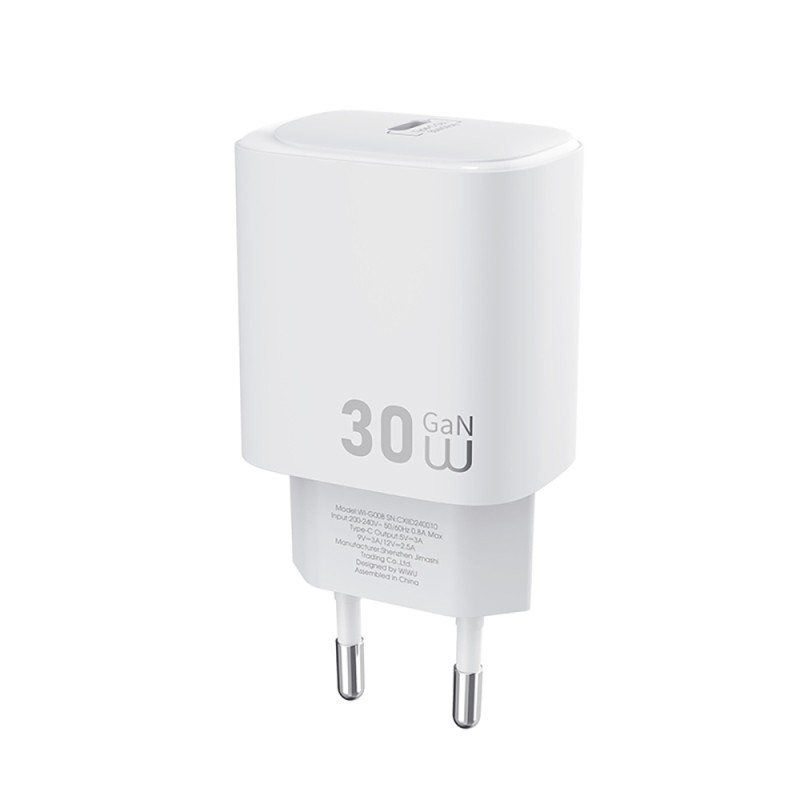 Wiwu Wi-G008 Essen Series GaN Tech PD Fast Charging Charging Head 30W - 2