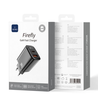 Wiwu Wi-G009 Firefly Series GaN Tech PD Fast Charging Charging Head 20W - 5