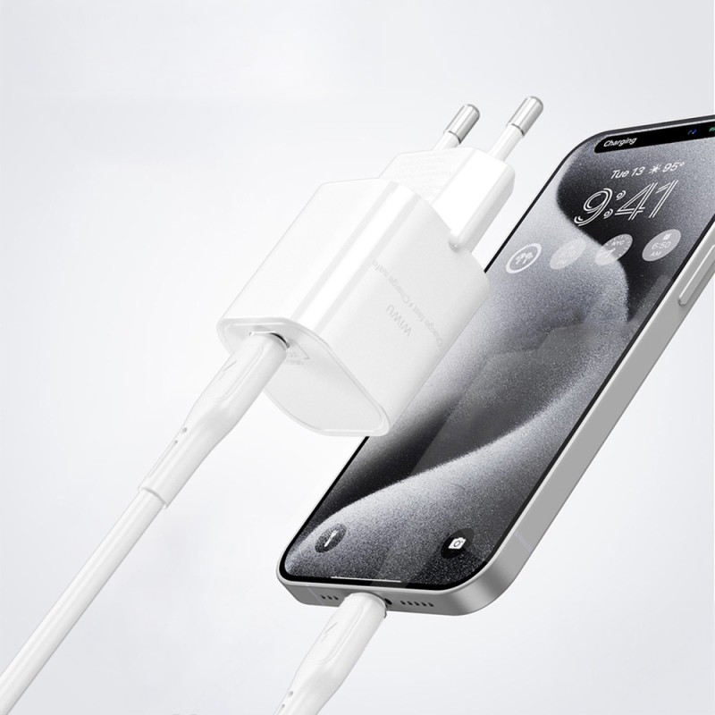 Wiwu Wi-G014 Cube Series GaN Tech PD Fast Charging Mini Charging Head 20W - 6