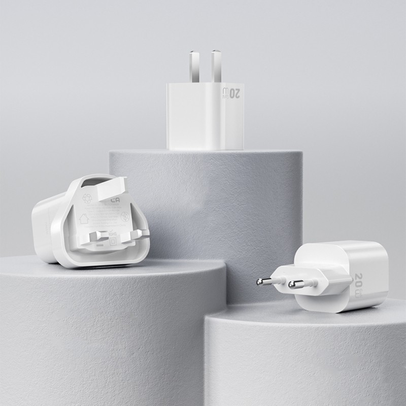 Wiwu Wi-G014 Cube Series GaN Tech PD Fast Charging Mini Charging Head 20W - 7