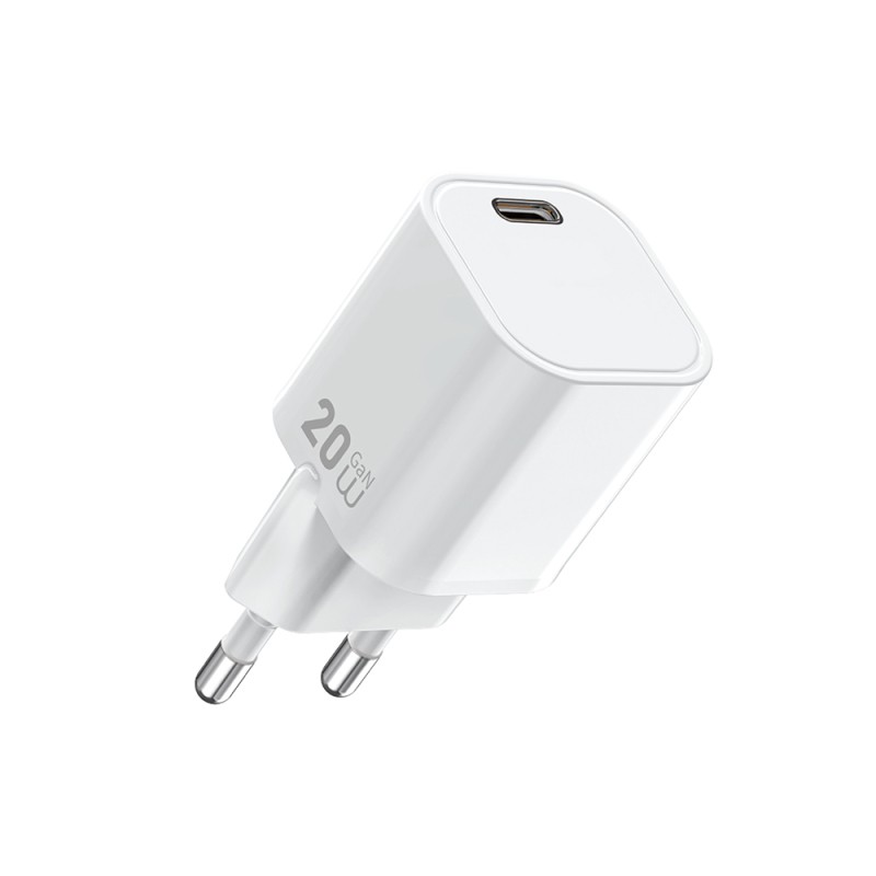 Wiwu Wi-G014 Cube Series GaN Tech PD Fast Charging Mini Charging Head 20W - 1