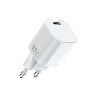 Wiwu Wi-G015 Cube Series GaN Tech PD Fast Charging Mini Charging Head 33W - Wiwu