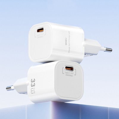 Wiwu Wi-G015 Cube Series GaN Tech PD Fast Charging Mini Charging Head 33W - 9