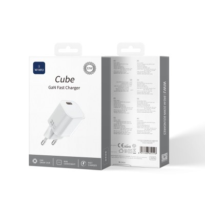 Wiwu Wi-G015 Cube Series GaN Tech PD Fast Charging Mini Charging Head 33W - 4