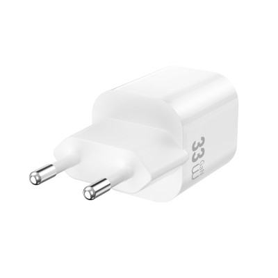 Wiwu Wi-G017 Cube Series Type-C PD & USB-A GaN Tech PD Fast Charging Mini Charging Head 33W - 9