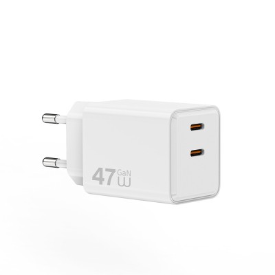 Wiwu Wi-G025 Cube Series Dual Type-C PD GaN Technology Fast Charging Head 47W - 3