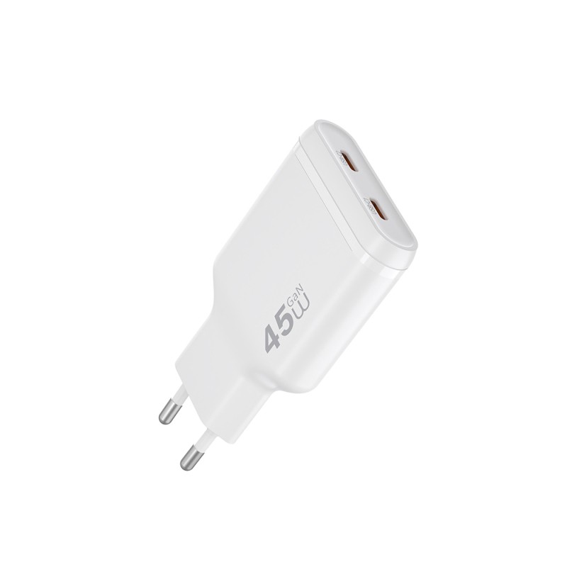 Wiwu Wi-G034 Essen Slim Serisi GaN Tech PD Hızlı Şarj Özellikli Şarj Başlığı 45W - 2
