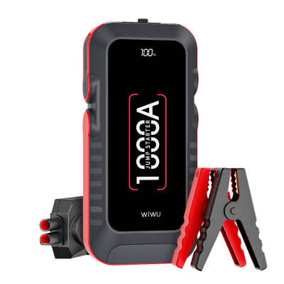 Wiwu Wi-JS001 LED Light Car Battery Emergency Booster Power Supply Powerbank 12V 37W 10000mAh - Wiwu