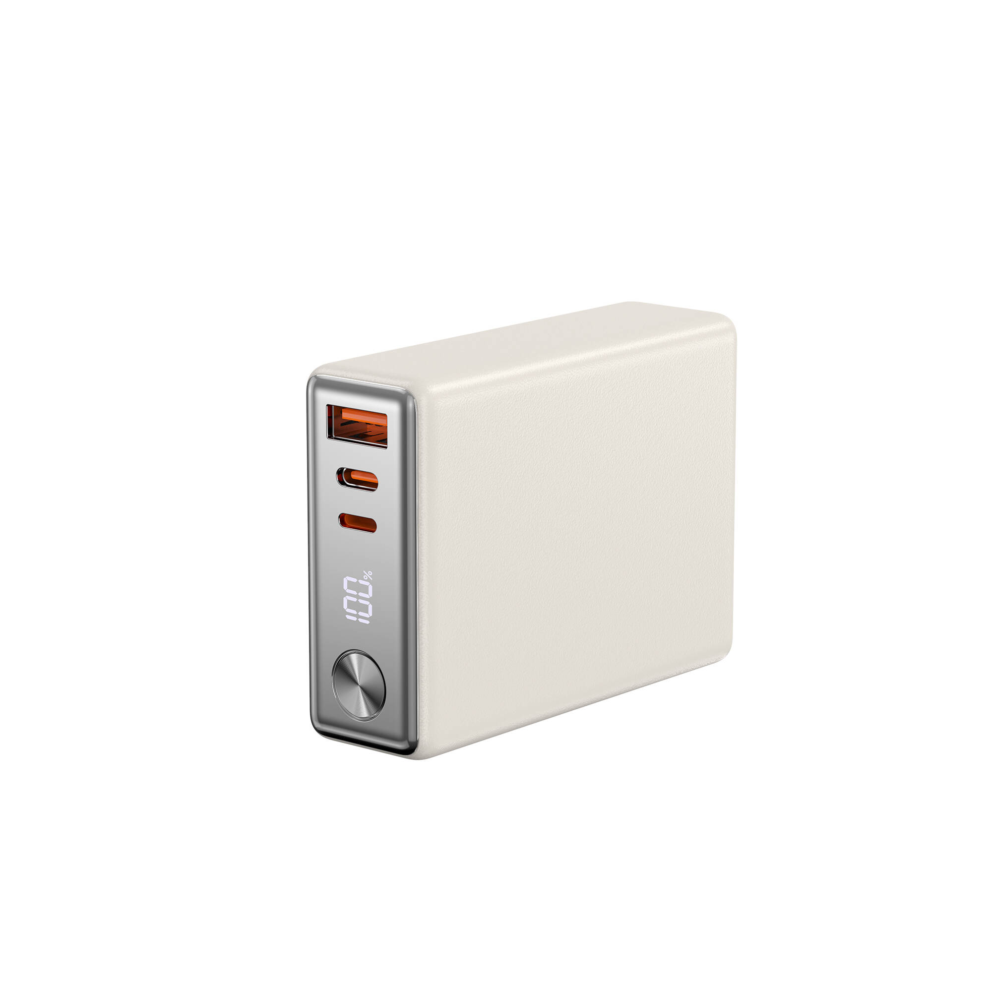 Wiwu Wi-P005 Rock LED Ekranlı Taşınabilir Powerbank PD 20W 10000mAh - Beyaz