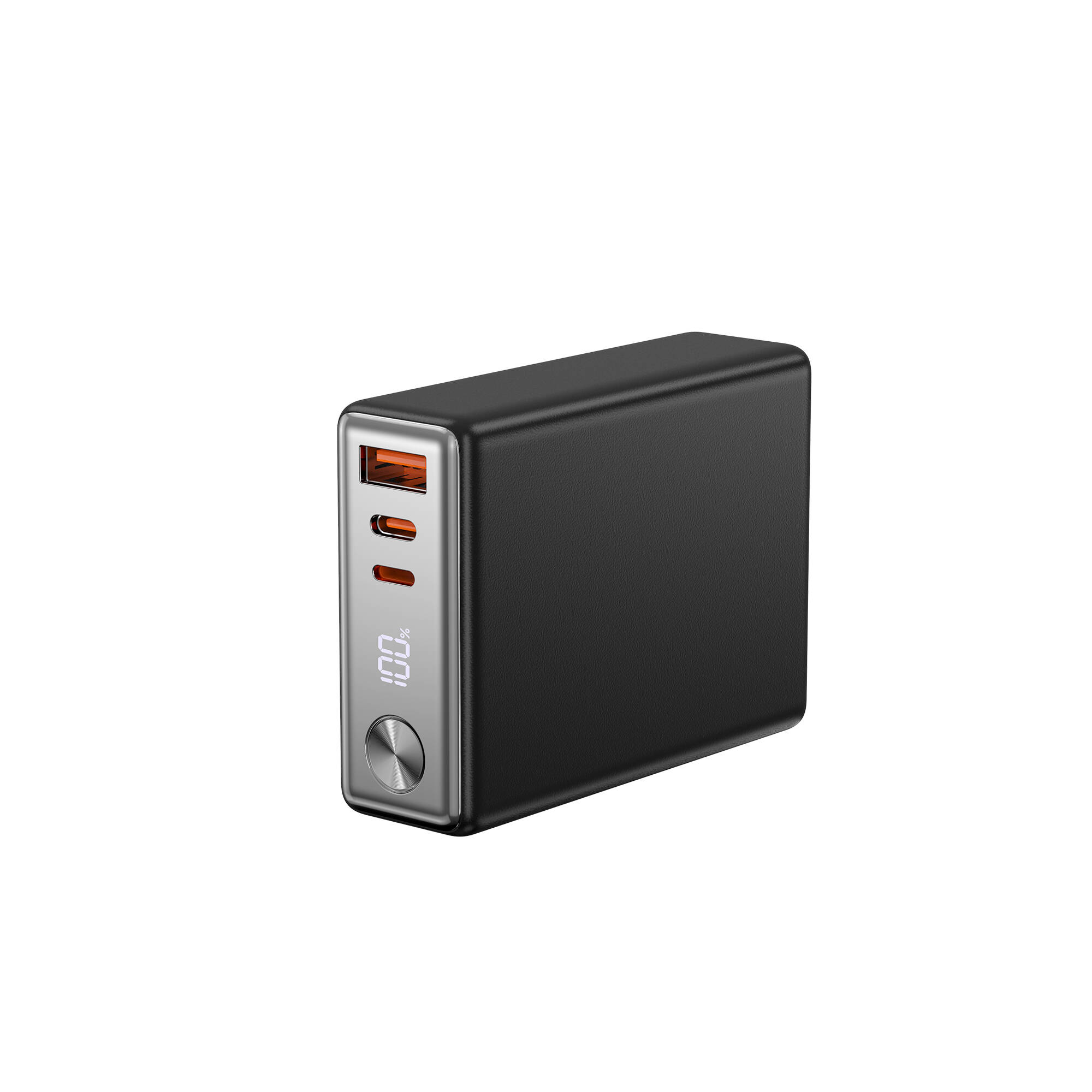 Wiwu Wi-P005 Rock LED Ekranlı Taşınabilir Powerbank PD 20W 10000mAh - Siyah
