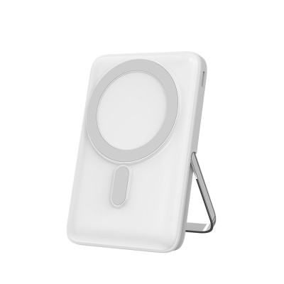Wiwu Wi-P011 Gentleman Series Wireless Powerbank with LED Light Indicator Stand 10.000mAh 15W - 9