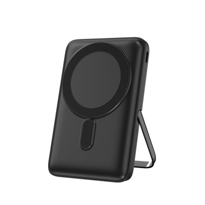 Wiwu Wi-P011 Gentleman Serisi LED Işık Göstergeli Standlı Kablosuz Powerbank 10.000mAh 15W - 4