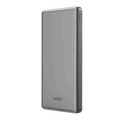 Wiwu Wi-P013 Slim Series Ultra Thin Portable Powerbank with LED Light Indicator 10000mAh 22.5W - Wiwu