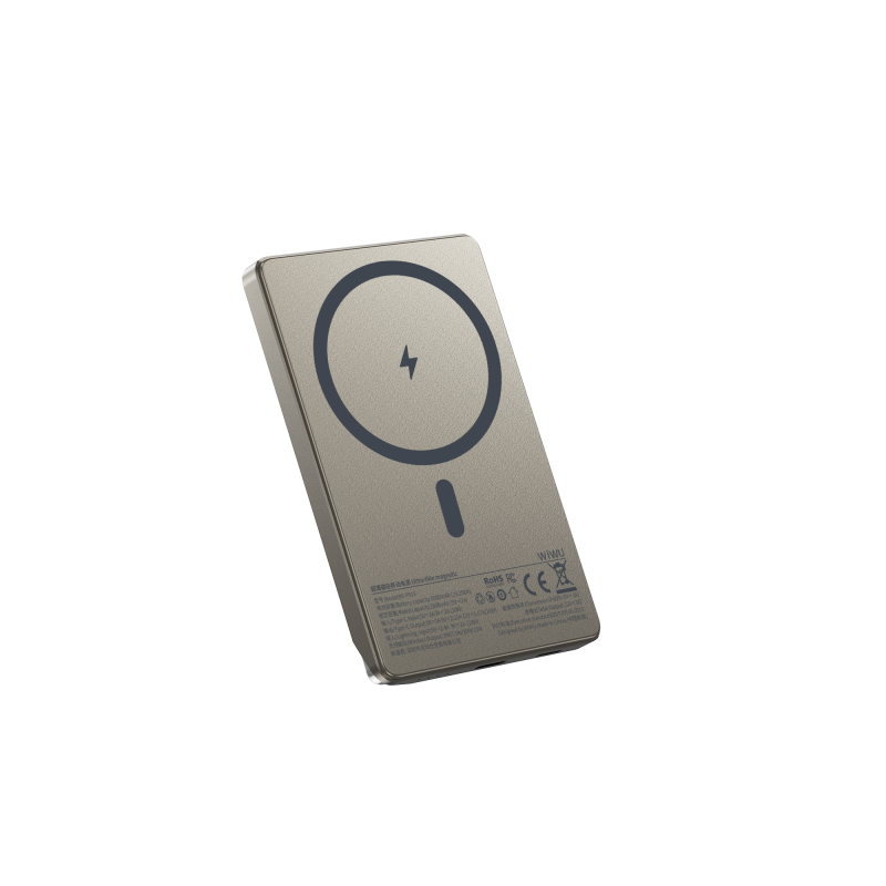 Wiwu Wi-P019 Ultra İnce Explore Serisi Led Göstergeli Wireless M-safe Powerbank 15W 5000mAh - 6