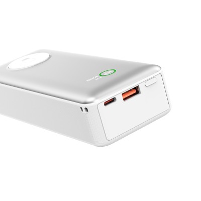 Wiwu Wi-P023 Elite Serisi Dijital LED Göstergeli Akıllı Saat Kablosuz Şarj Özellikli Taşınabilir Powerbank 20000mAh 145W - 4