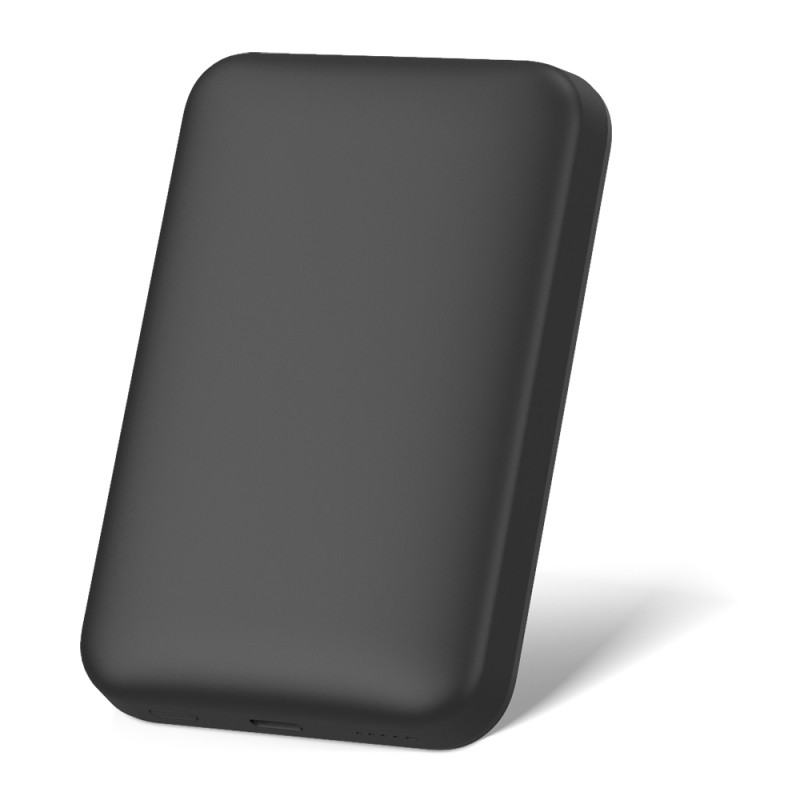 Wiwu Wi-P037 Qi Şarj Teknolojili LED Işık Göstergeli M-safe Kablosuz Powerbank 5000mAh 15W - 5