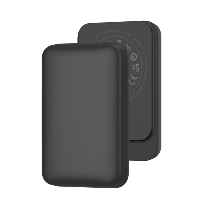 Wiwu Wi-P037 Qi Şarj Teknolojili LED Işık Göstergeli M-safe Kablosuz Powerbank 5000mAh 15W - 3