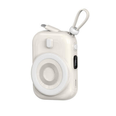 Wiwu Wi-P041 Digital LED Indicator Type-C Cable Hanging Wireless Powerbank 10000mAh - Wiwu