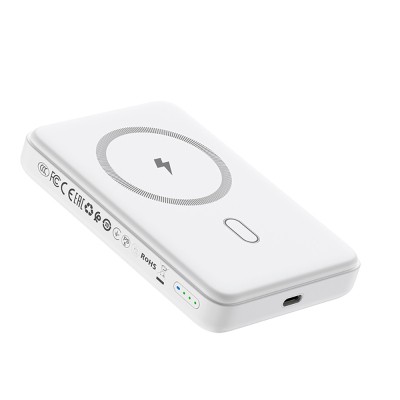 Wiwu Wi-P043 LED Işık Göstergeli Standlı Taşınabilir M-safe Wireless Powerbank 10.000mAh 15W - 8