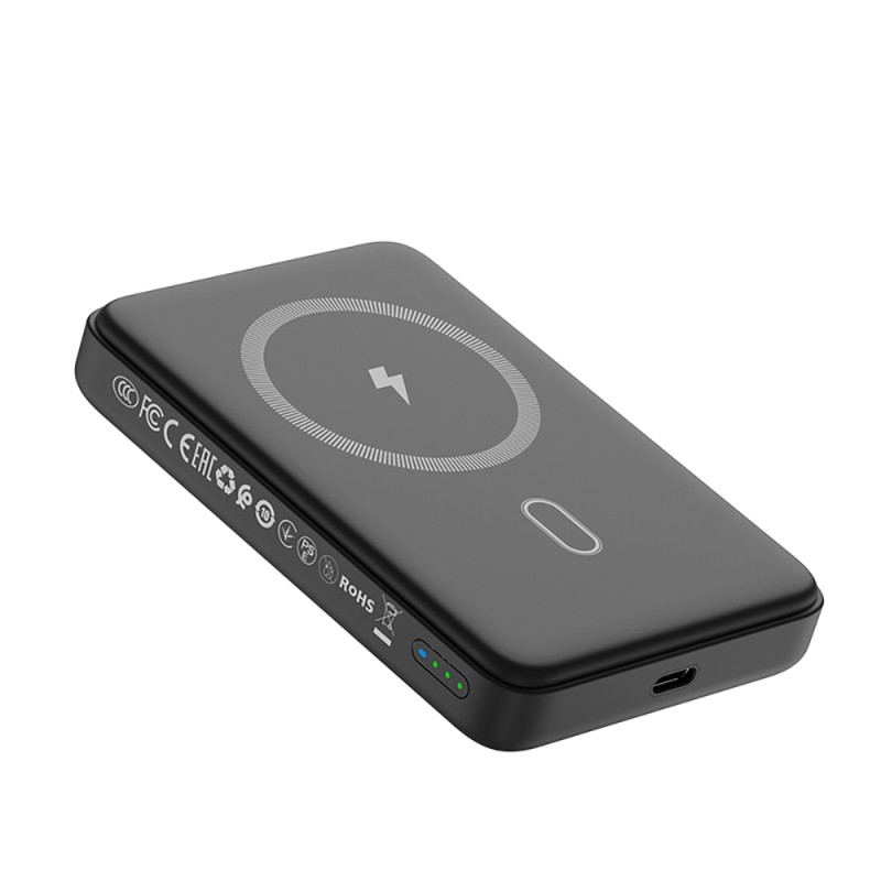 Wiwu Wi-P043 LED Işık Göstergeli Standlı Taşınabilir M-safe Wireless Powerbank 10.000mAh 15W - 9