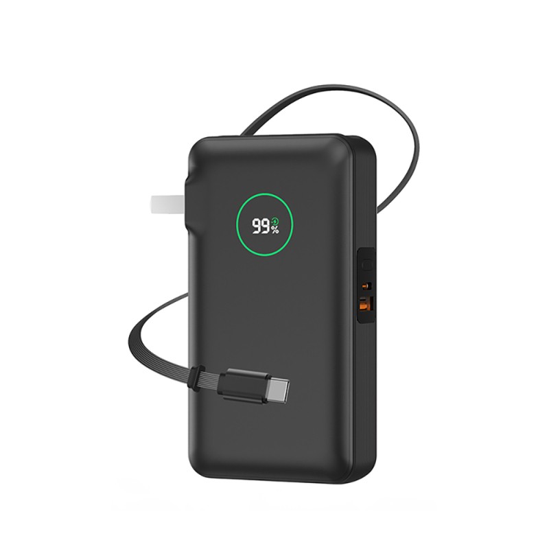 Wiwu Wi-P049 Noble Series Type-C Wired Digital LED Display Powerbank PD 35W 10000mAh - 2