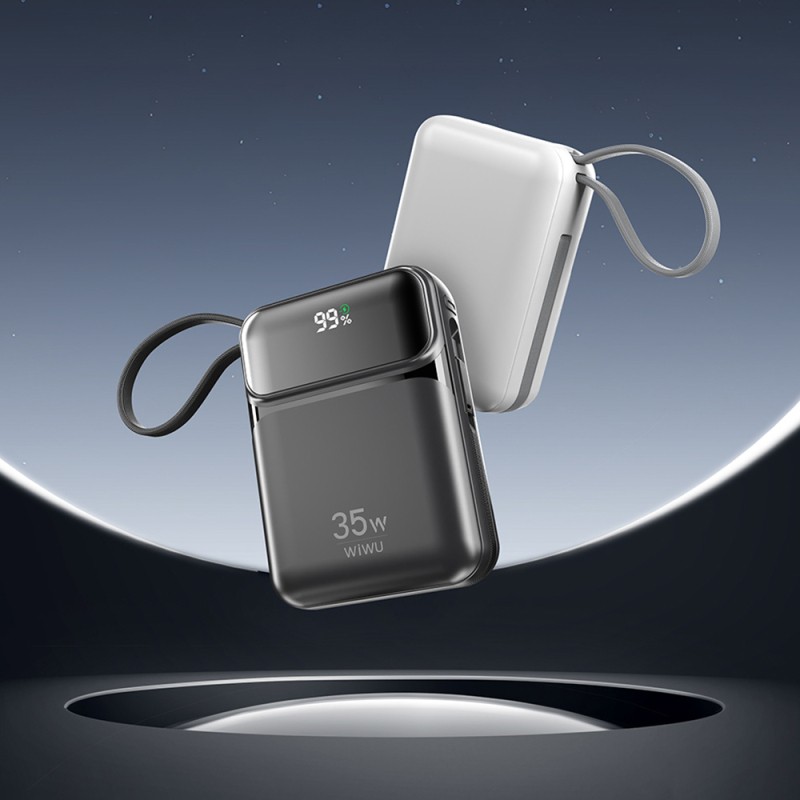 Wiwu Wi-P052 Galaxy Serisi Type-C Lightning Çıkışlı Taşınabilir Powerbank PD 35W 10000mAh - 14