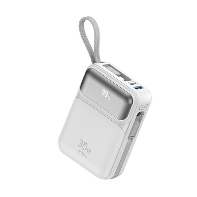 Wiwu Wi-P052 Galaxy Serisi Type-C Lightning Çıkışlı Taşınabilir Powerbank PD 35W 10000mAh - 2