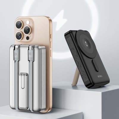 Wiwu Wi-P056 Portable Wireless Charging and PD Fast Charging Power Bank 15W 10000mAh - 17