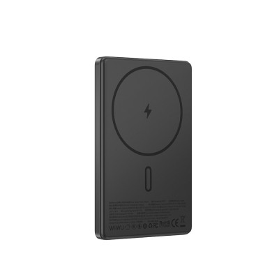 Wiwu Wi-P072 PD 20W M-safe Charging Ultra Thin Aramid Fiber Power Bank 15W 5000mAh - 3