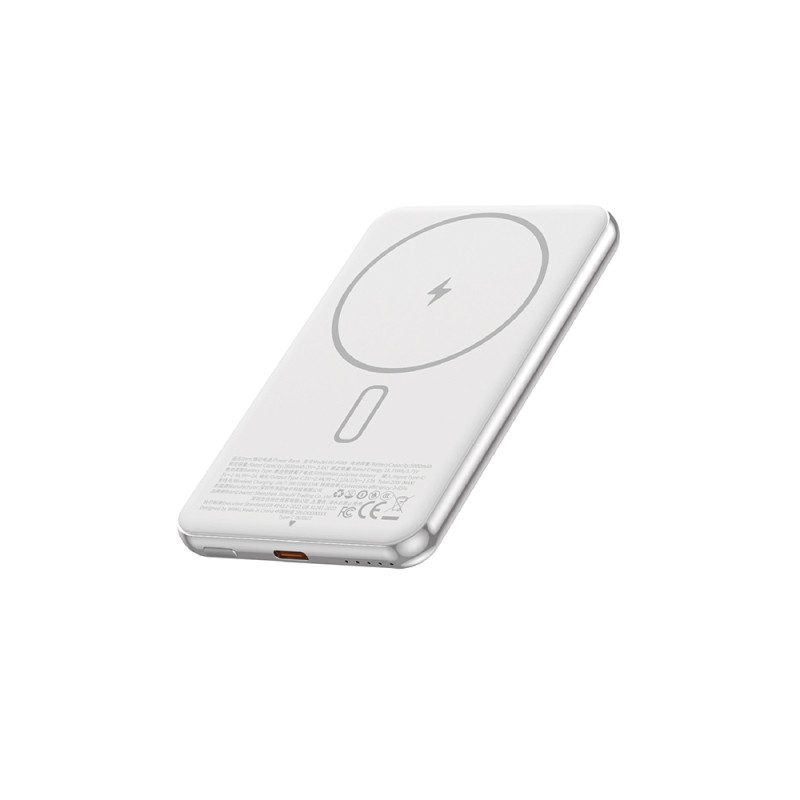 Wiwu Wi-P088 LED Işık Göstergeli PD 20W Kablosuz Powerbank 5000mAh 15W - 4
