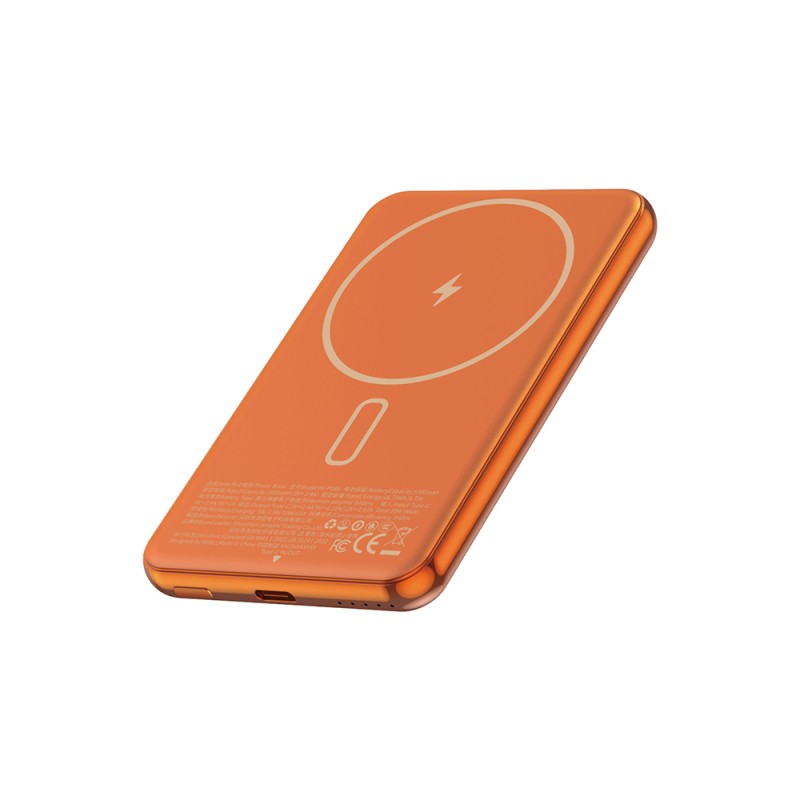 Wiwu Wi-P088 LED Işık Göstergeli PD 20W Kablosuz Powerbank 5000mAh 15W - 8