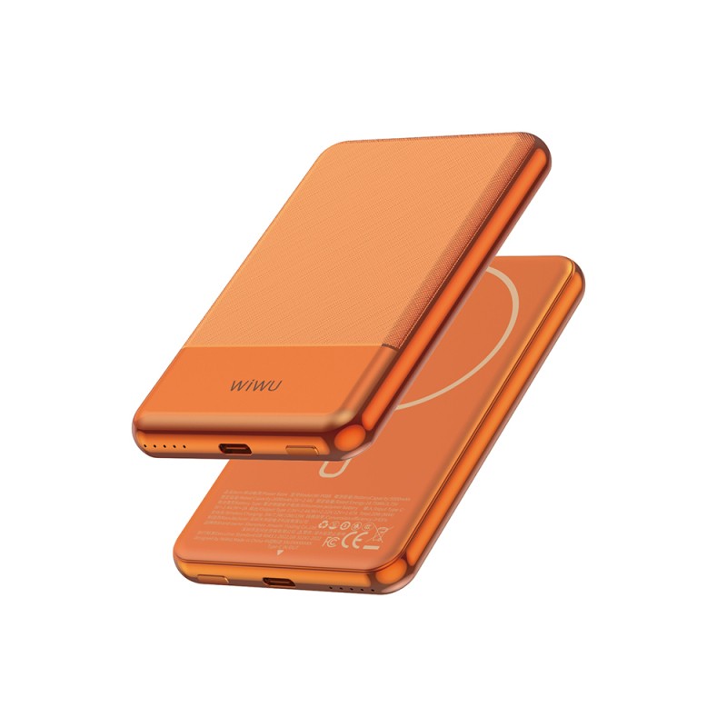 Wiwu Wi-P088 PD 20W Wireless Power Bank 5000mAh 15W with LED Light Indicator - 7