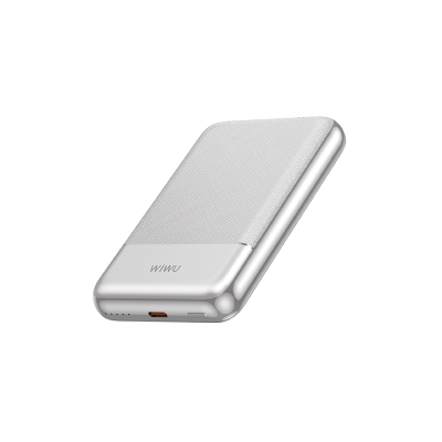 Wiwu Wi-P089 LED Işık Göstergeli PD 20W Kablosuz Powerbank 10.000mAh 15W - Wiwu