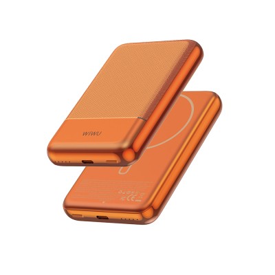 Wiwu Wi-P089 LED Işık Göstergeli PD 20W Kablosuz Powerbank 10.000mAh 15W - 8