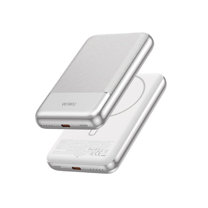 Wiwu Wi-P089 PD 20W Wireless Power Bank 10,000mAh 15W with LED Light Indicator - 5
